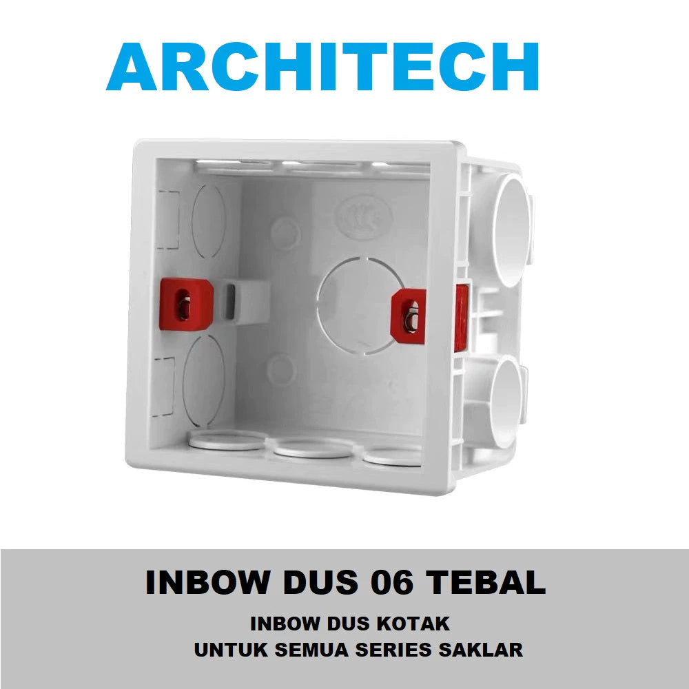 ARCHITECH INBOWDUS IB-DUS 06 Tebal Inbow Dus untuk Saklar Stop Kontak