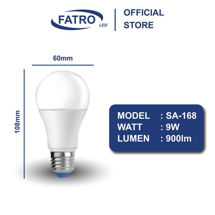 FATRO Lampu LED PANDA 3W–9W | Bohlam LED Super Terang Hemat Listrik | Lampu Rumah Kantor