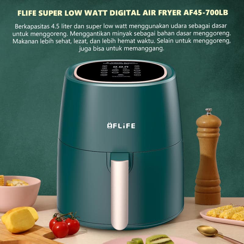 FLIFE AF45-700LB Digital Air Fryer 4.5L - Super Low Watt