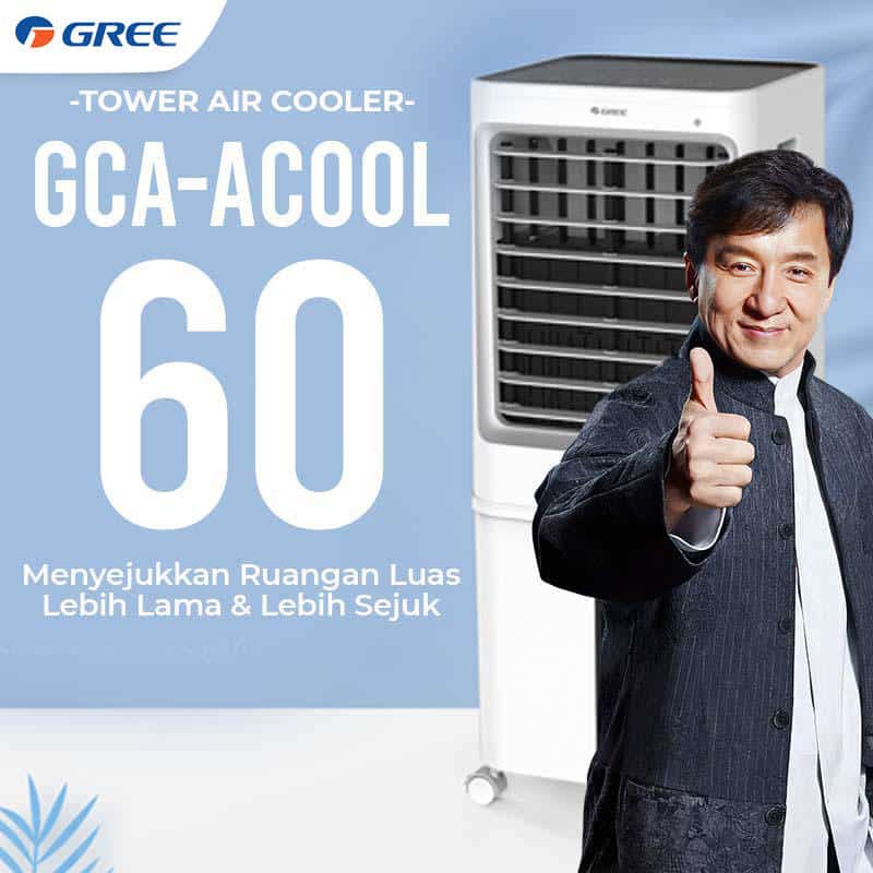 GREE GCA-ACOOL60 - Air Cooler Kapasitas 60 L - Penyejuk & Humidifier