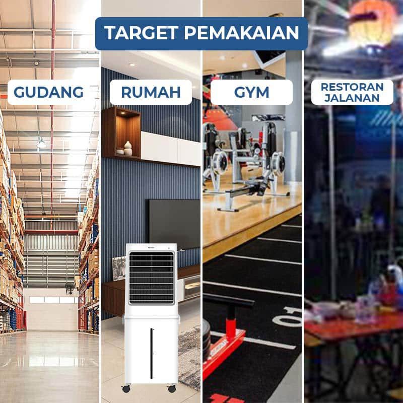 GREE GCA-ACOOL60 - Air Cooler Kapasitas 60 L - Penyejuk & Humidifier