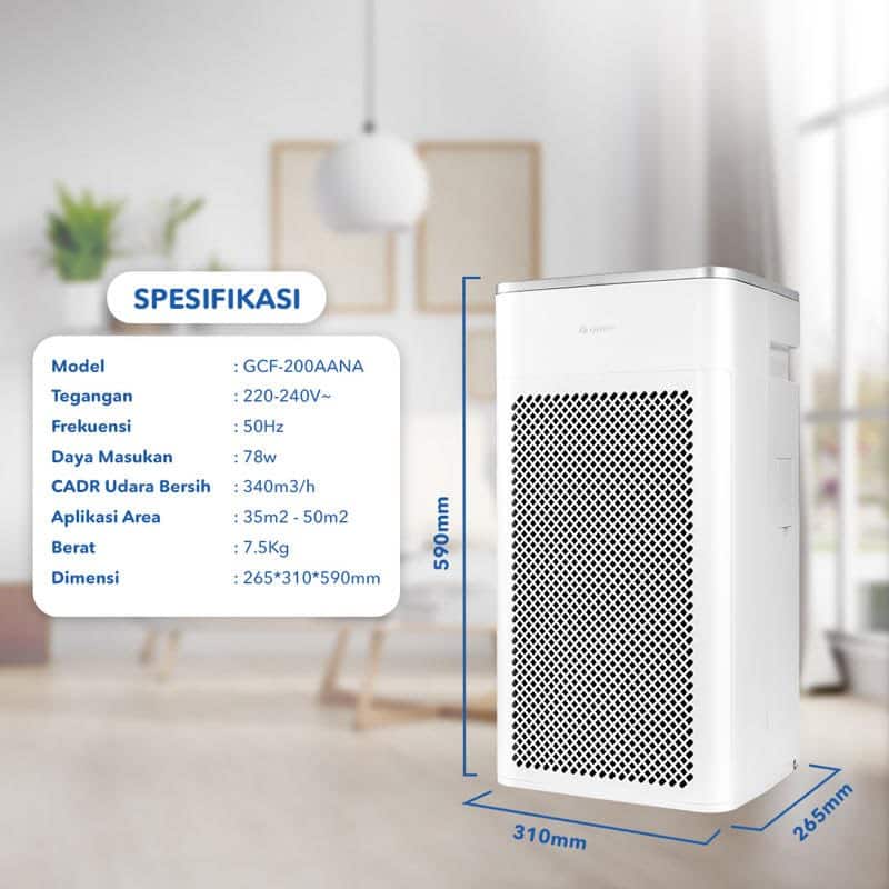 GREE Virus Killer Air Purifier GCF-200AANA - Original dan Bergaransi