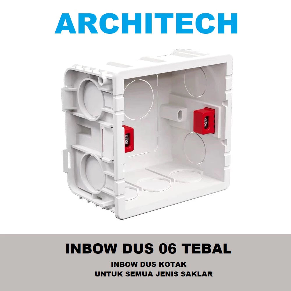 ARCHITECH INBOWDUS IB-DUS 06 Tebal Inbow Dus untuk Saklar Stop Kontak
