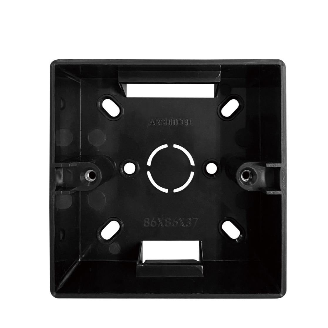 Architech Outbow Dus Hitam dan Putih Finishing Elegan & Kokoh untuk Pemasangan Kabel Listrik Solusi Terbaik Instalasi Rapi & Aman Material Kuat Desain Presisi
