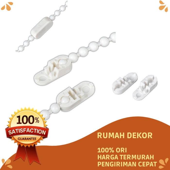 Sambungan Rantai Krey Gulung 4mm | Ball Chain Connector Roller Blind | Penyambung Rantai Tirai Gulung Kuat & Presisi